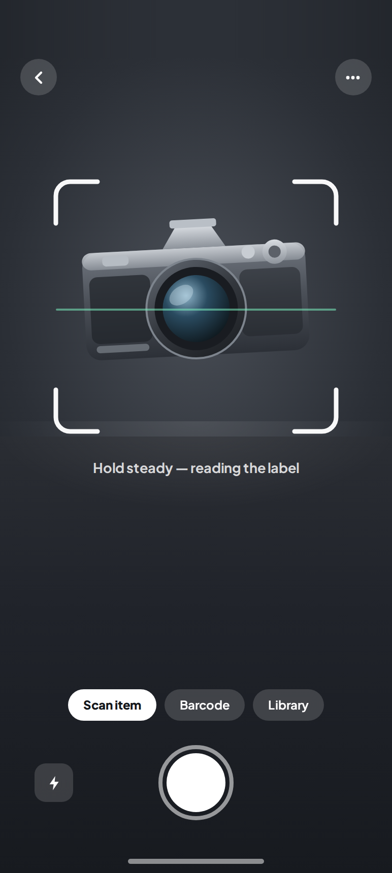 WorthAI scan screen